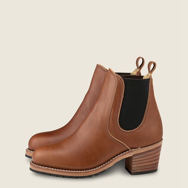 Red Wing Heritage Bot Bayan - Harriet - Heeled Boundary Deri - Kahverengi - 01FTEUYLM